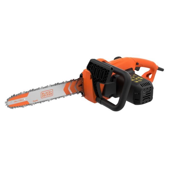Corded Chainsaw - BLACK+DECKER - BECS1835-QS - 1800 W - 35 cm - Tool-free chain tensioner