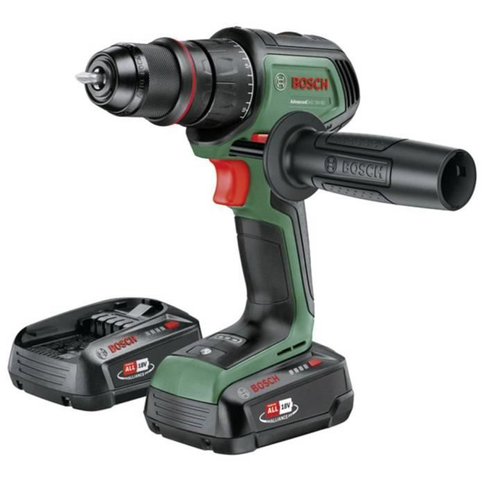 Trapano avvitatore - AdvancedDrill - 18V-80 - 2 batterie da 2,5 Ah - Mandrino in metallo rimovibile - Senza fili