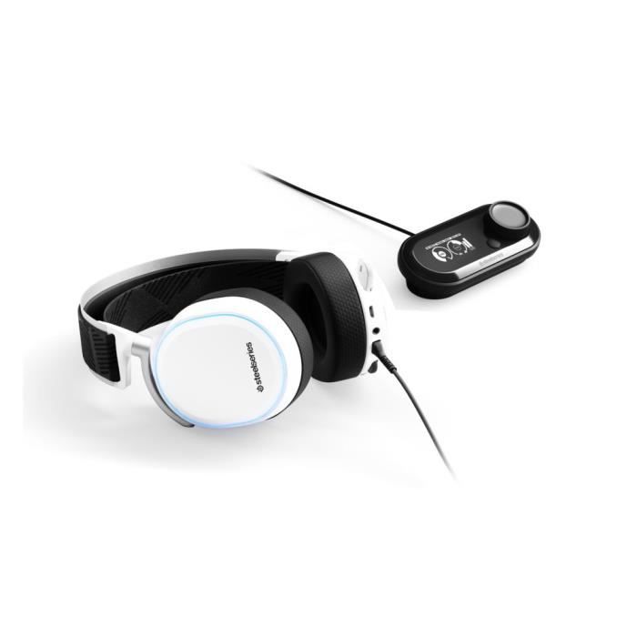 Casque gamer - STEELSERIES - Arctis Pro + GameDAC White