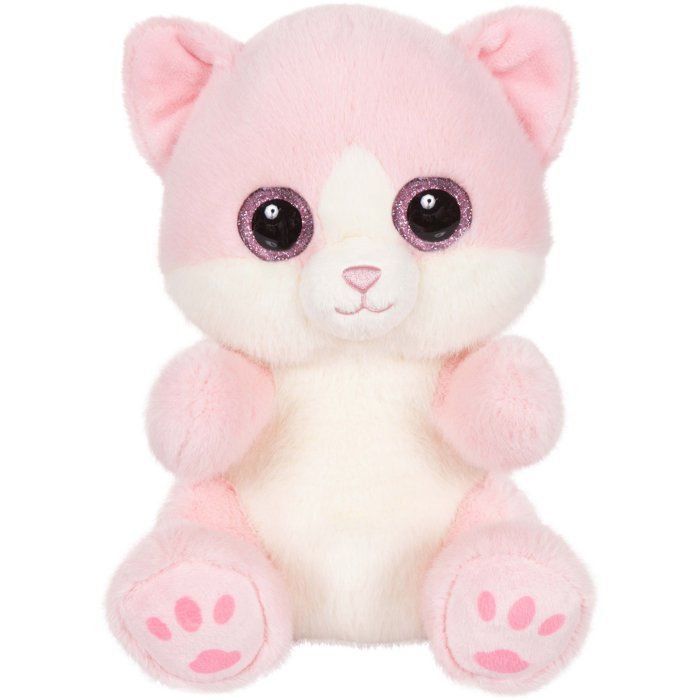 Peluche Chat PINKY Cutydoos Rose Poudré - 23 cm