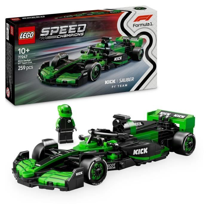 LEGO Speed Champions 77247 Voiture F1 KICK Sauber Team C44 Jeu de construction des 10 ans