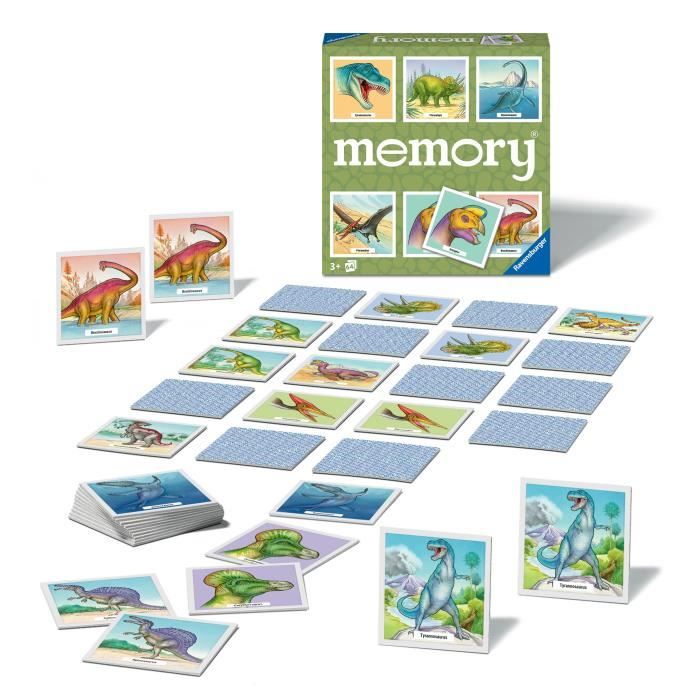 Grand memory - Dinosaures -4005556209248 - Ravensburger