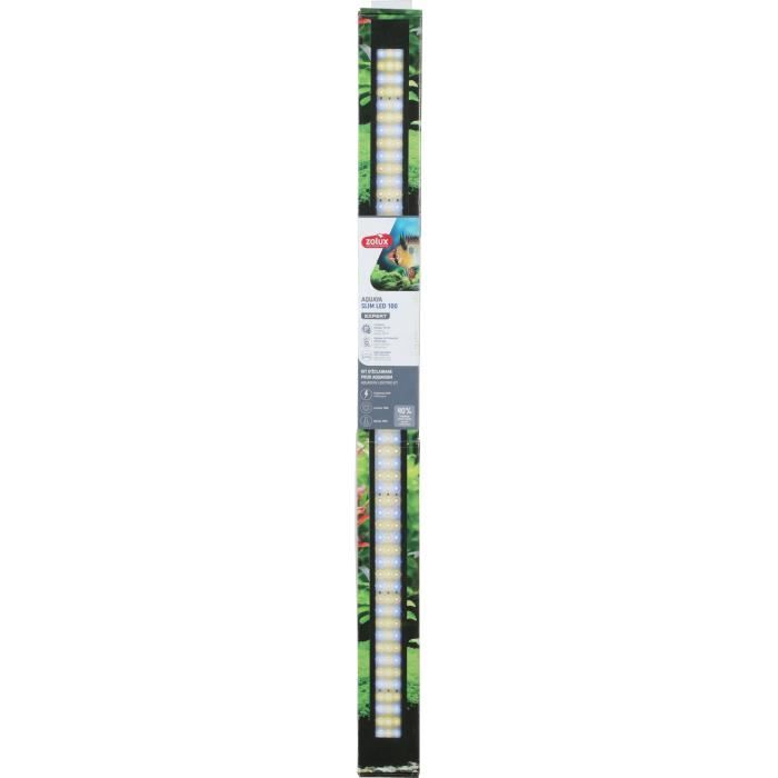 Striscia luminosa - Zolux - Slim LED dimmerabile - Regolabile e adattabile in sostituzione di un tubo neon T8 o T5 - 100 cm
