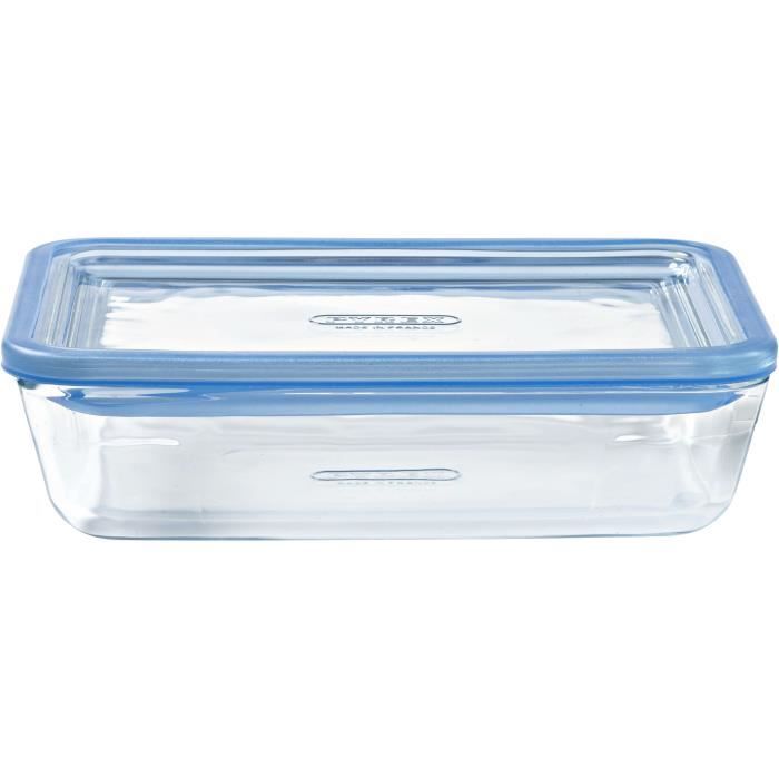 Image secondaire de Lot de 3 Boîtes de conservation avec couvercle - PYREX - Zero Plastic - Verre - Rectangulaire - 1,5 L
