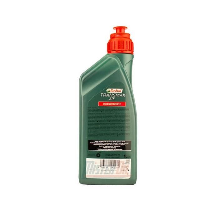 CASTROL Huile-Additif Transmax ATF DX III Multivehicle - Synthetique / 1L