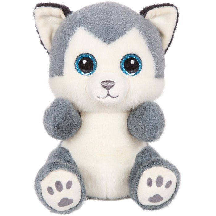 Peluche Chien Husky SKANDY Cutydoos - 23 cm Douceur et Réconfort