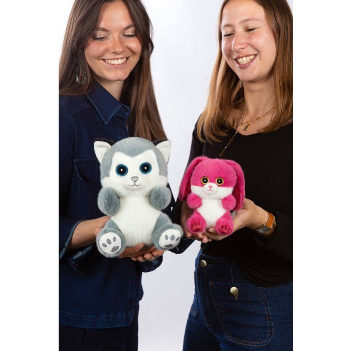 Image secondaire de Peluche Chien Husky SKANDY Cutydoos - 23 cm Douceur et Réconfort