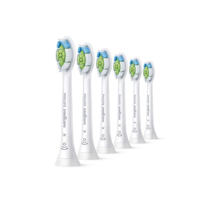 Philips Sonicare HX6066/87 Optimal White - Paquete de 6 cabezales de cepillo de dientes (blanco �ptimo)