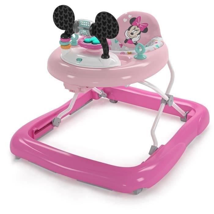 BRIGHT STARTS Trotteur bébé Disney baby Minnie - Lumineux et Musical - 61 x 69 x 63 cm - Multicolore - Des 6 mois