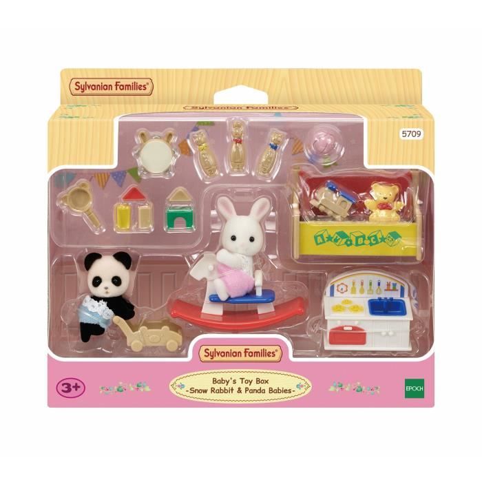 Figure in miniatura - SYLVANIAN FAMILIES - 5709 - La scatola dei giocattoli per bambini