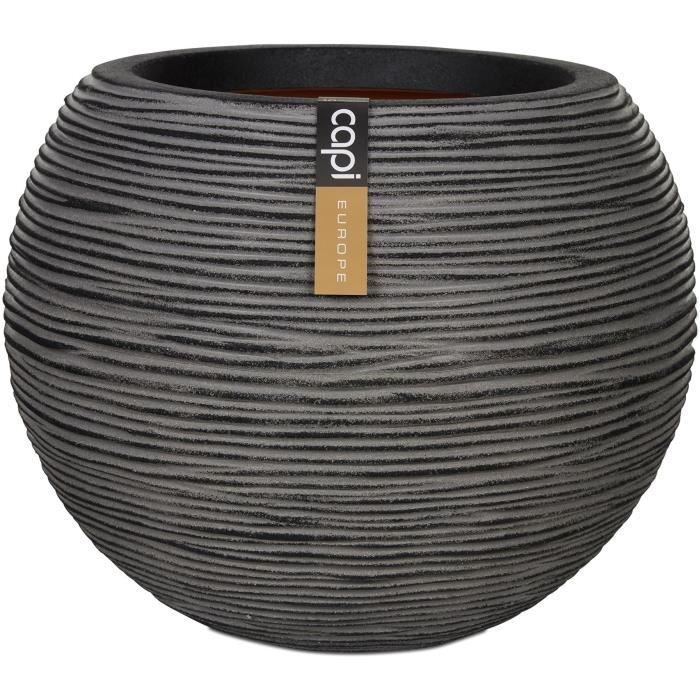 Vaso a sfera - CAPI EUROPE - RIB NL - 40 x 32 cm - Antracite