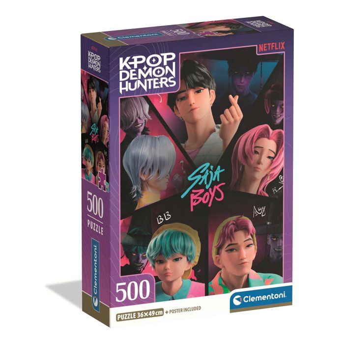 Puzzle K-Pop Demon Hunters 500 Pièces par Clementoni
