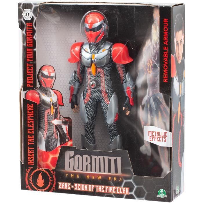 Figura articolata - GORMITI - Scion con proiettore di Fuoco - Zane - 27 cm - da 4 anni - GRV053