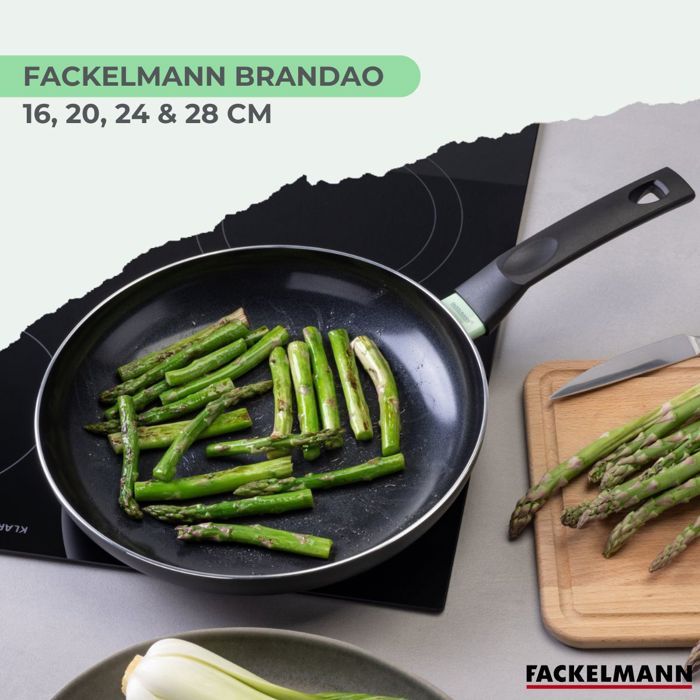 Image secondaire de Set de 4 poeles - FACKELMANN - Brandao - Antiadhésives céramique - 16, 20, 24 et 28 cm