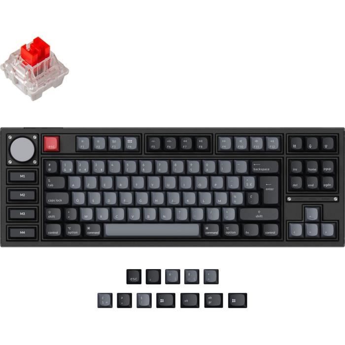 Image secondaire de Clavier mécanique gamer - Switch mécanique Red - KEYCHRON Q3 Pro SE - ANSI - Rétroéclairage RGB