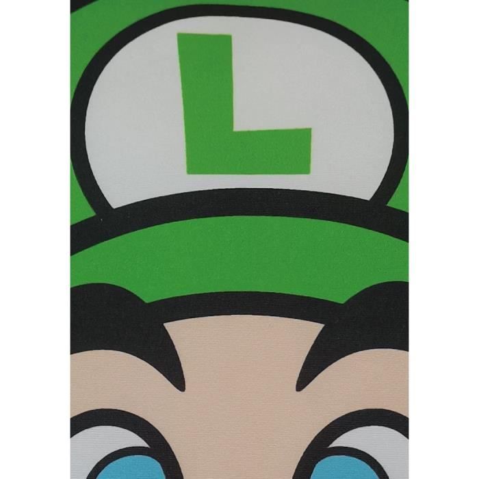 Image secondaire de Coussin double face - Carré - MARIO BROS - Mario et Luigi - Microfibre - 40 x 40 cm