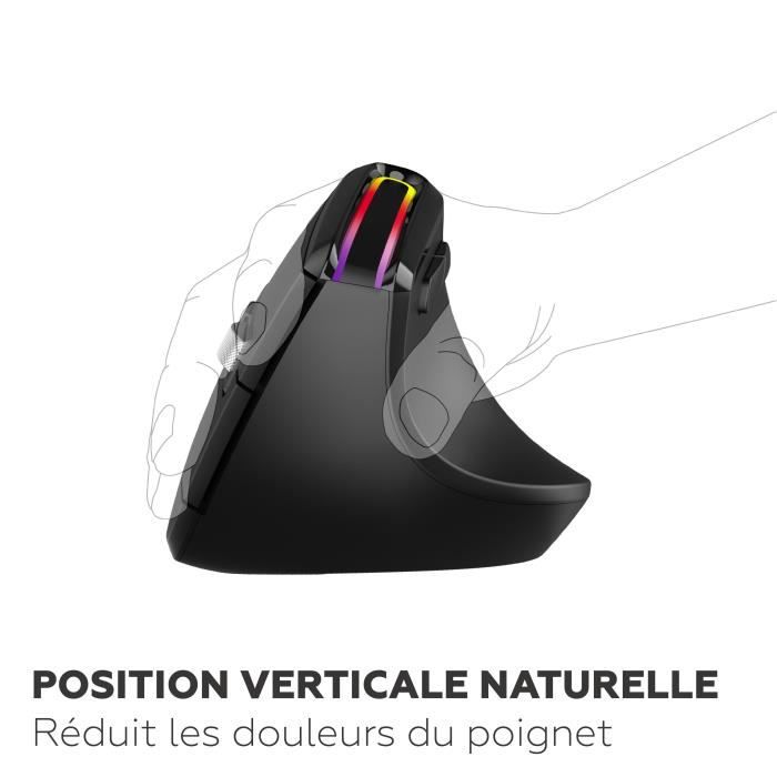 Image secondaire de Souris ergonomique - Sans fil - MOBILITY LAB - ML314259 - Noir