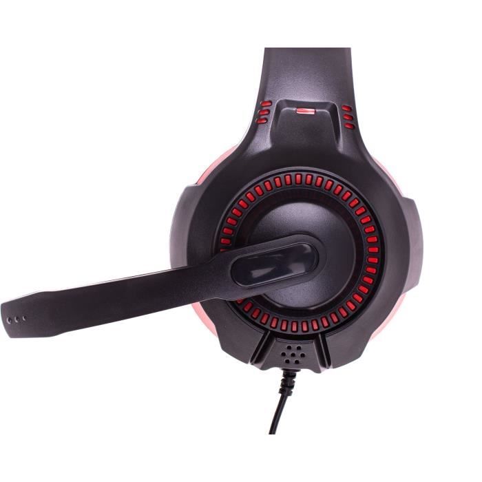 Casque Gaming double avec Micro FREAKS AND GEEKS Noir pour PS4/XBOX ONE/SWITCH