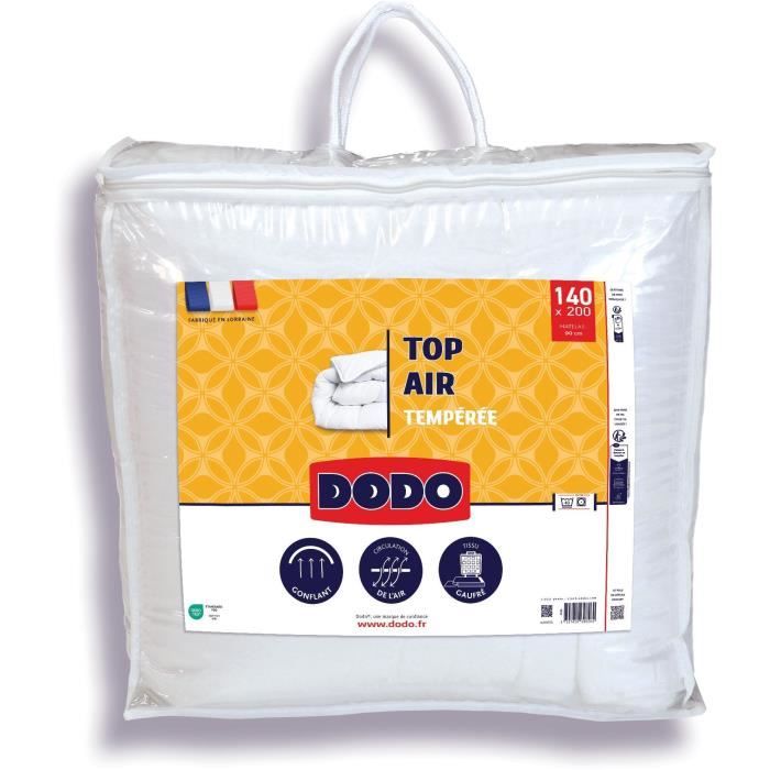 Piumino temperato - DODO - TOP AIR - 140 x 200 cm - 300G/M² - Bianco