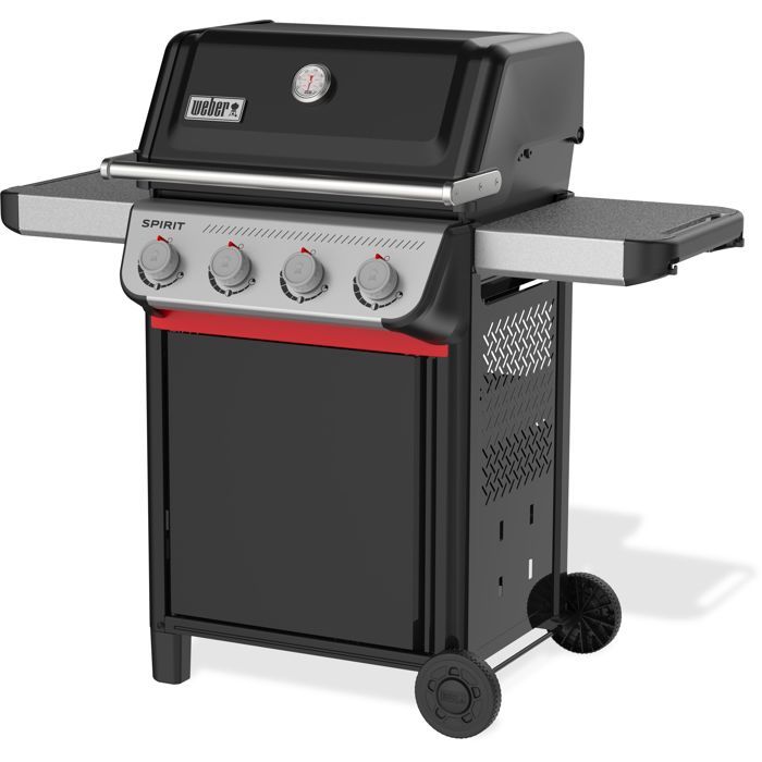 Image secondaire de Barbecue à Gaz Weber Spirit E-410 avec Thermomètre et Tablettes Latérales