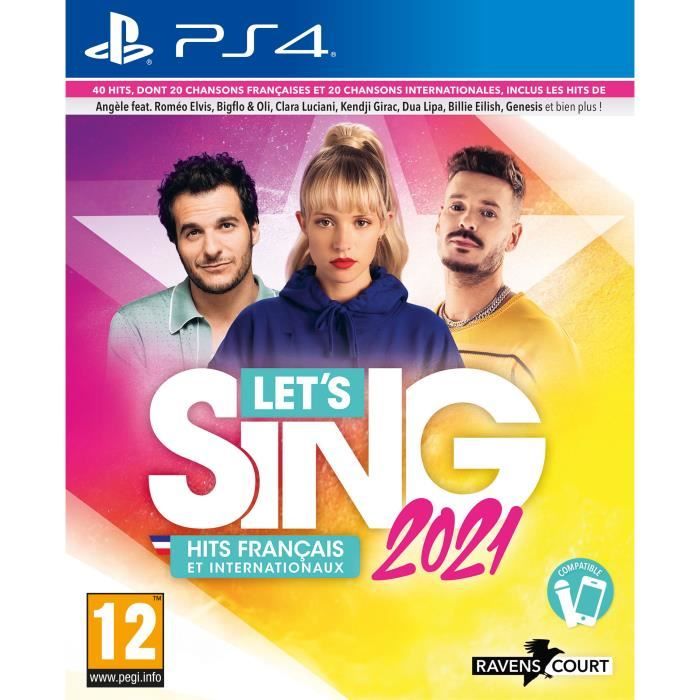 Lets Sing 2021 Hits français et interationaux Jeu PS4