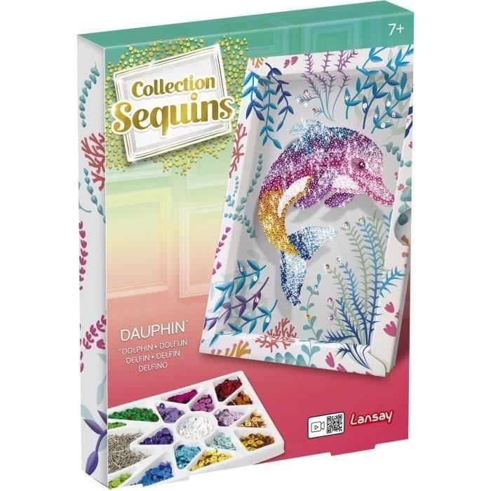 Juego de creaci�n - LANSAY - 20326 - Colecci�n Dolphins Lentejuelas