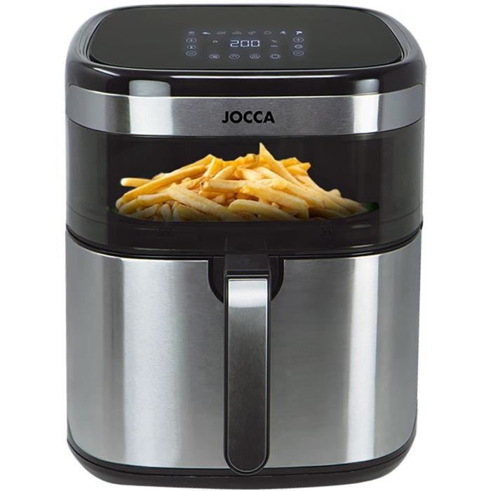 Friteuse a air chaud - JOCCA - 2385 - 10L - Avec Hublot - 30,5x43,5x36,4 cm