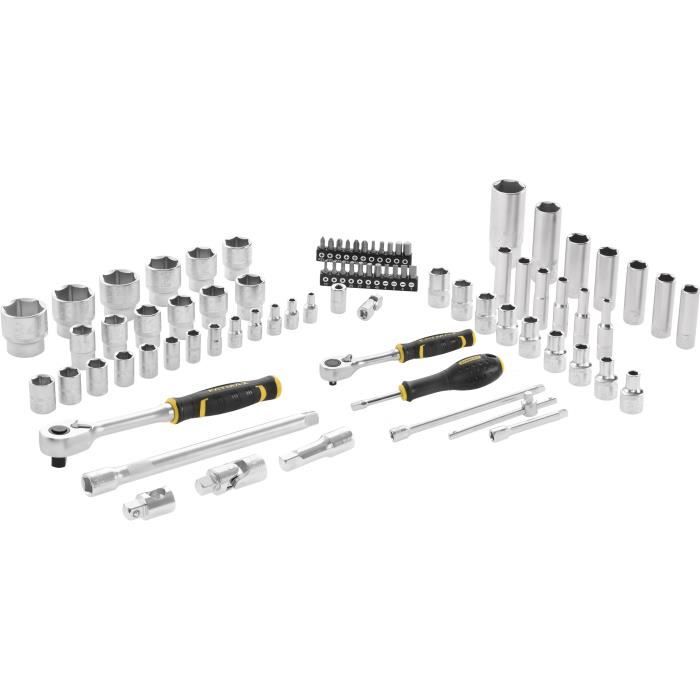 SET DI BUSSOLE STANLEY FATMAX ¼ '' + ½ '' - 81 PZ SET - FATMAX
