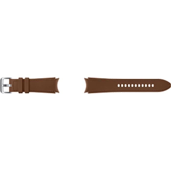 Bracelet Galaxy Watch4 Classique Cuir 130mm Marron