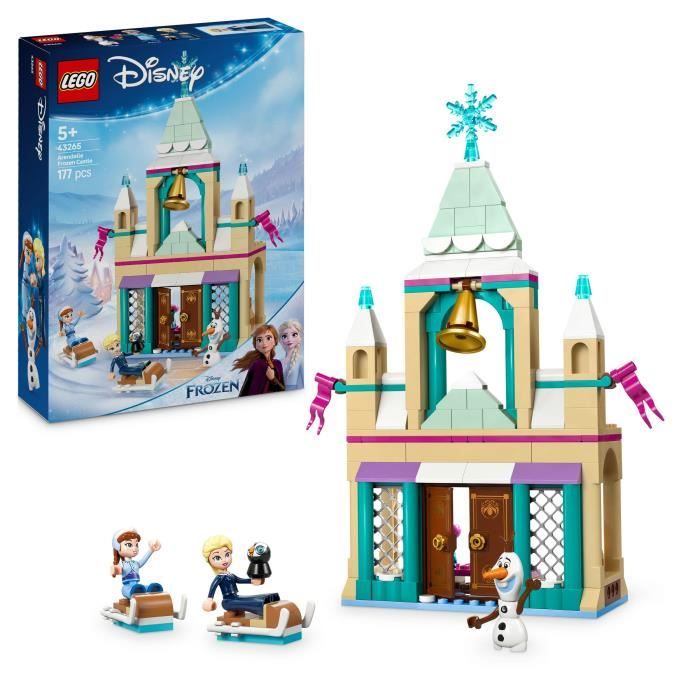 LEGO § Disney Frozen 43265 Castello di ghiaccio di Arendelle - Gioco creativo