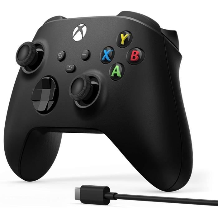 Image secondaire de Manette de jeu + câble USB-C - Xbox - Sans fil - Noir