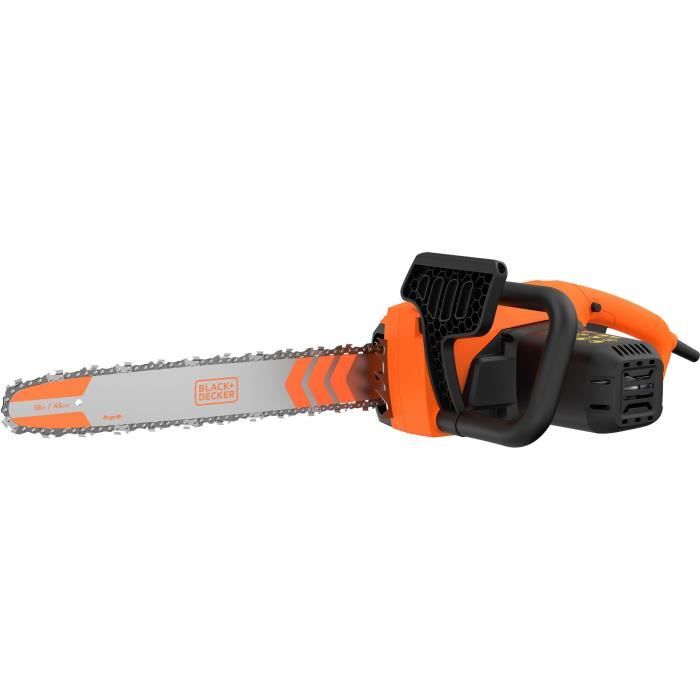 Tronçonneuse Filaire - BLACK+DECKER - BECS2245-QS - 2200W - 45 cm - Tendeur de chaîne sans outil