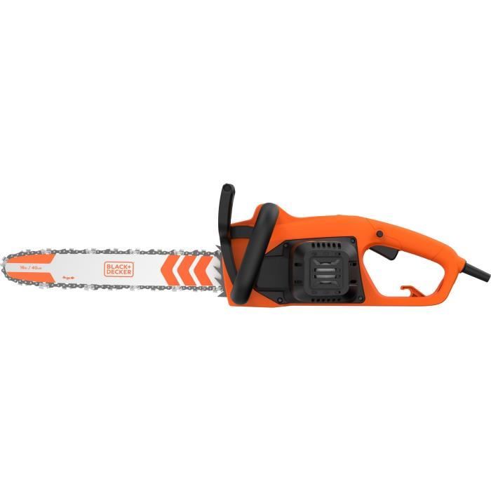 Image secondaire de Tronçonneuse Filaire - BLACK+DECKER - BECS2040-QS - 2000 W - 40 cm - Tendeur de chaîne sans outil