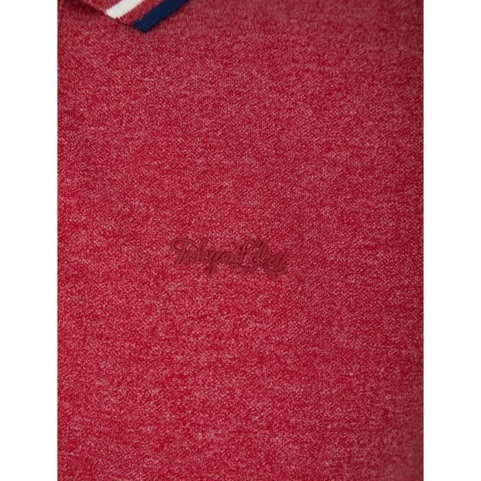 TOKYO LAUNDRY Polo Piqué Rouge Homme