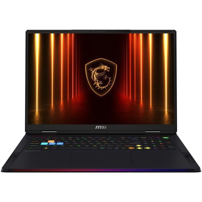 PC portatile da gioco - MSI - Raider 18 HX AI - 18 UHD+ MiniLED 120Hz - i9-285HX - 64 GB RAM - 4 TB SSD - RTX 5080 - Windows 11