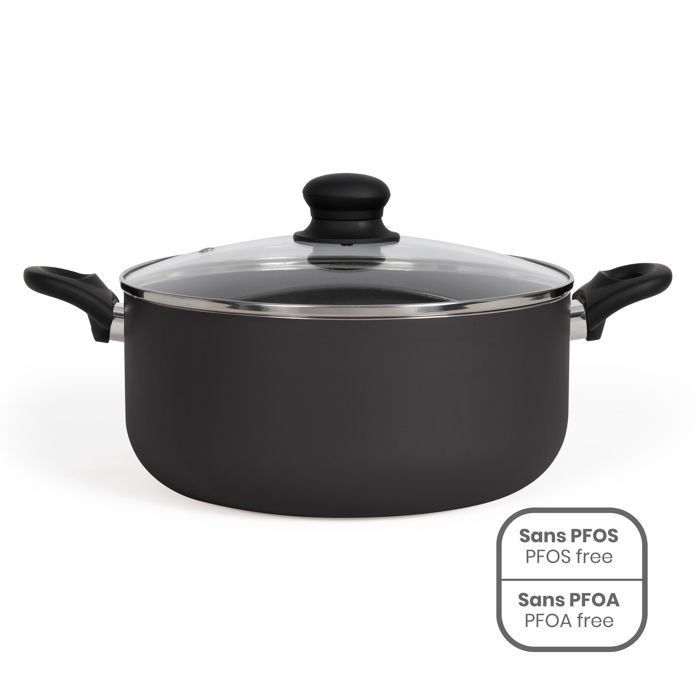 28 cm Dutch oven - Livoo - MEP151N - Black