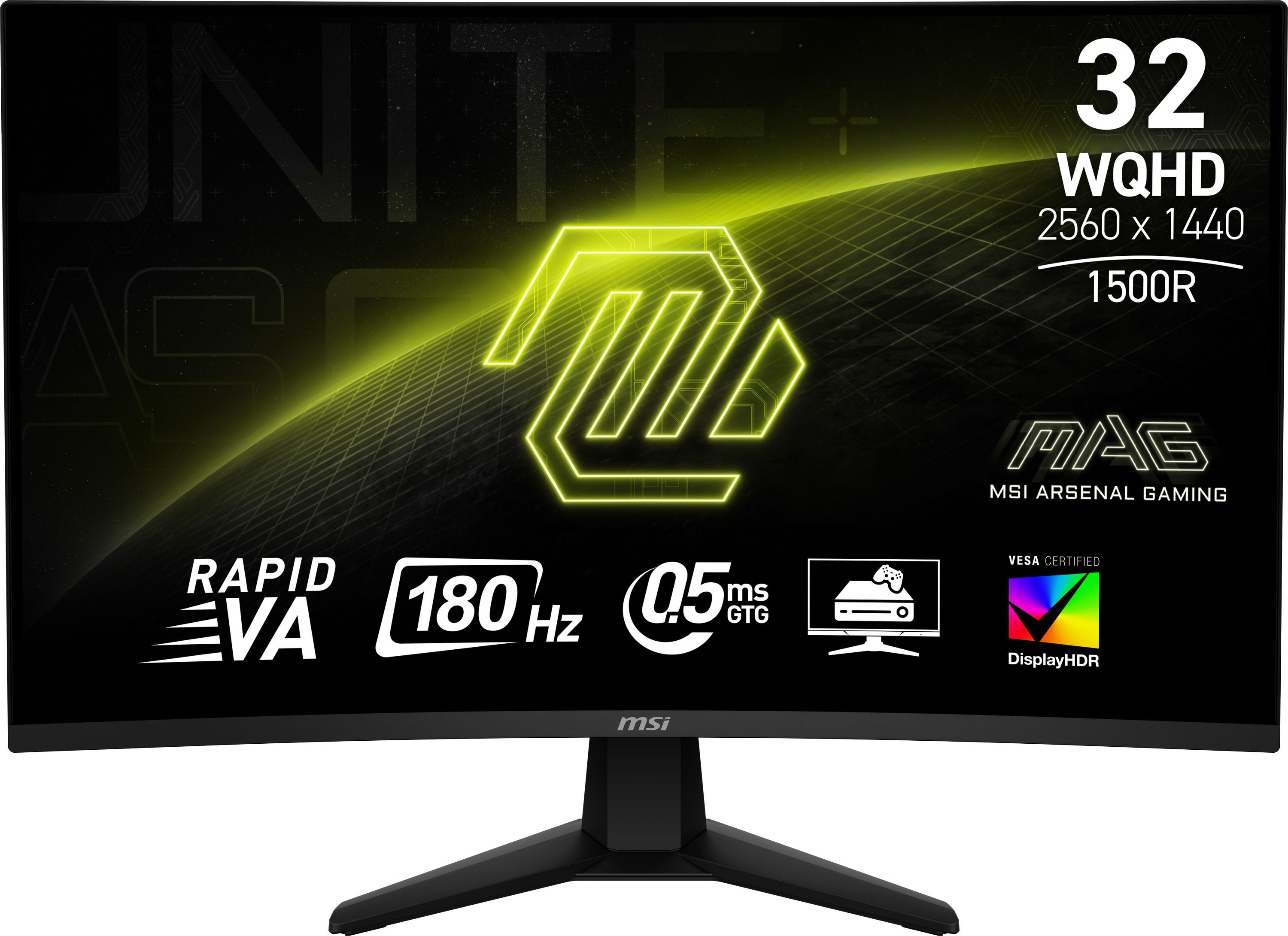 Écran PC Gamer Incurvé MSI 32'' QHD 180Hz - MAG32CQ6F