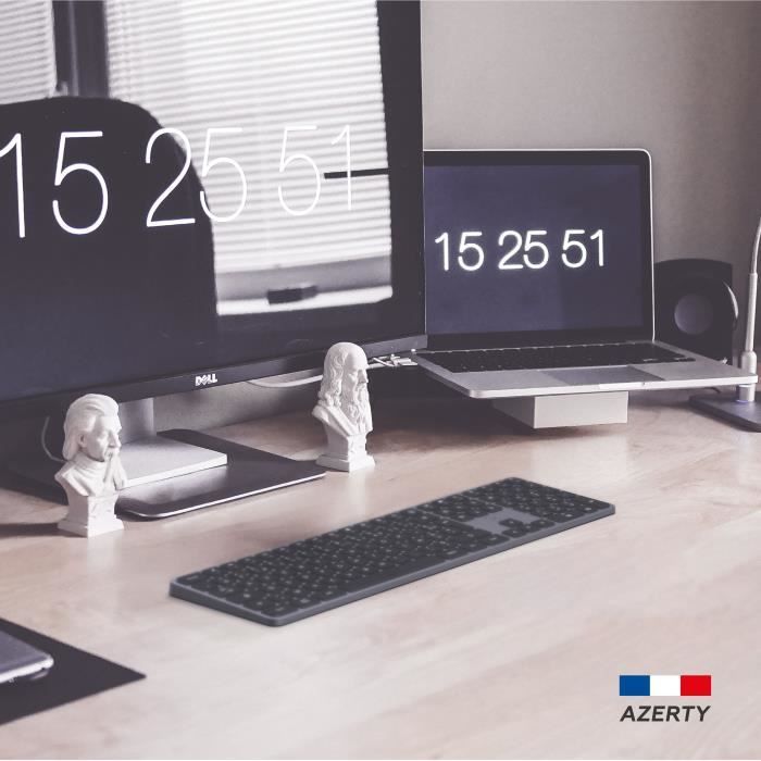Image secondaire de Clavier sans fil - Touches plates - MOBILITY LAB - KP430W - AZERTY - FR - Noir