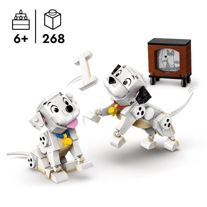 Image secondaire de LEGO | Disney 43271 Lucky et Penny, les Chiots des 101 Dalmatiens - Jeu Fille des 6 ans