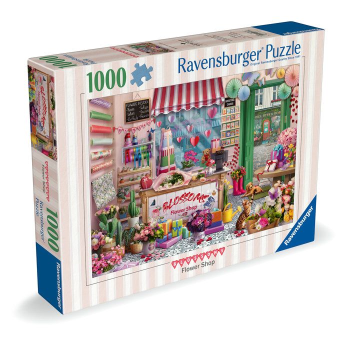 Image secondaire de Puzzle Ravensburger 1000 pièces - La boutique de fleurs