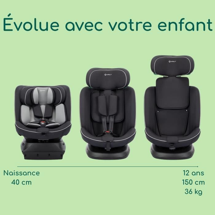 Image secondaire de Siège Auto Safety 1st Cosmo I-Safe - Rotation 360° et Installation Facile