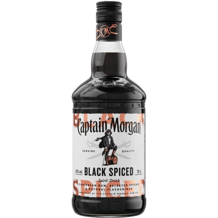 Captain Morgan - Black Spiced - Rhum épicé - 40,0 % Vol. - 70 cl
