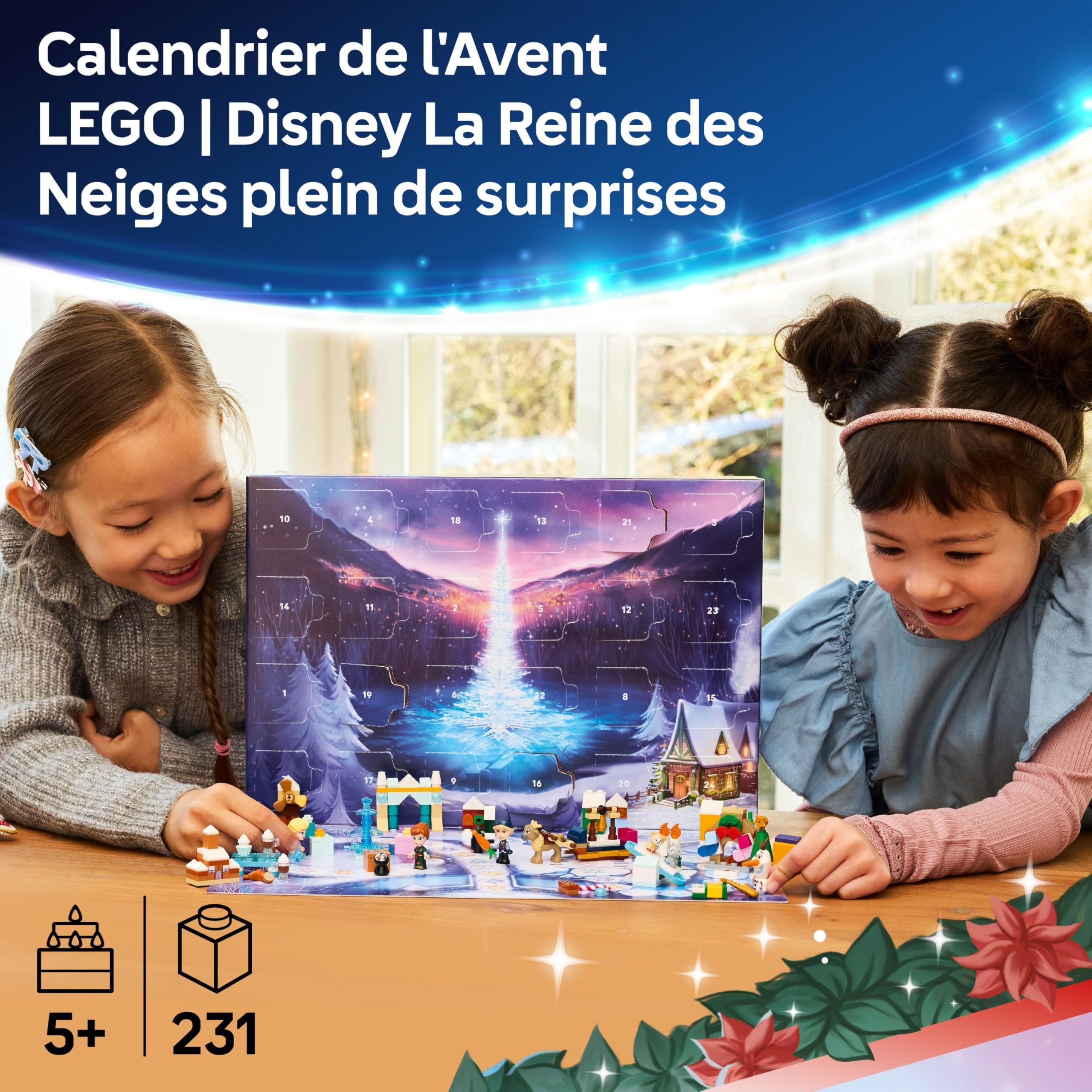 Image secondaire de LEGO | Disney La Reine des Neiges 43273 Le Calendrier de l'Avent 2025 - Jouets des 5 ans