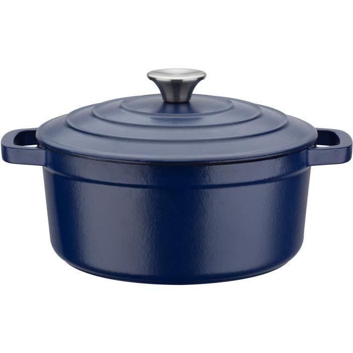 GSW - Blue Magic - Pentola - Ø 20 cm - Ghisa - Blu - Tutte le fonti di calore inclusa l'induzione