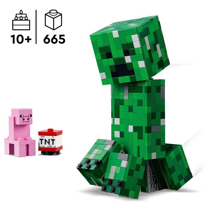 Image secondaire de LEGO Minecraft 21276 Le Creeper - Jeu de Construction pour Garçon des 10 Ans - Figurine