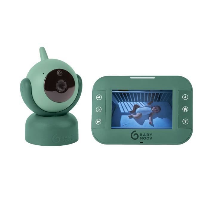 Babymoov Babyphone vidéo YOO Master - Caméra motorisée avec vue a 360° - Technologie Sleep - Vision nocturne