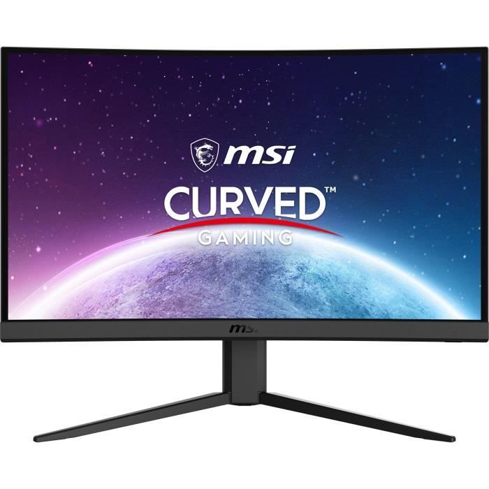 Curved PC Gamer screen - MSI - G24C4 E2 - 24 FHD - VA panel - 180Hz - 1ms - Adaptive sync - 2 HDMI 1 DP