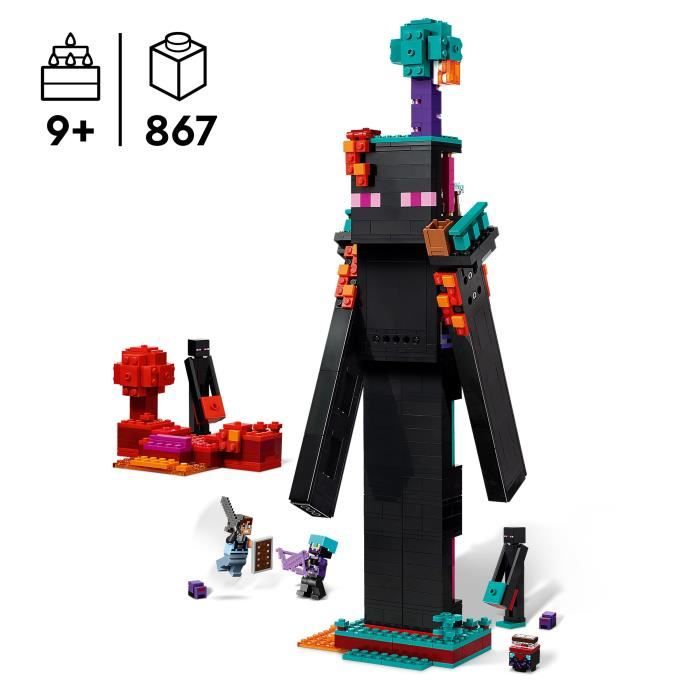 Image secondaire de LEGO Minecraft 21279 La Tour De l'Enderman - Jeu De Construction Pour Garçon Des 9 Ans