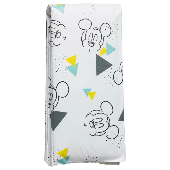Matelas a langer DISNEY MICKEY - Nomade - Polyester/PVC - 40 x 58 cm - Gris, Blanc, Jaune