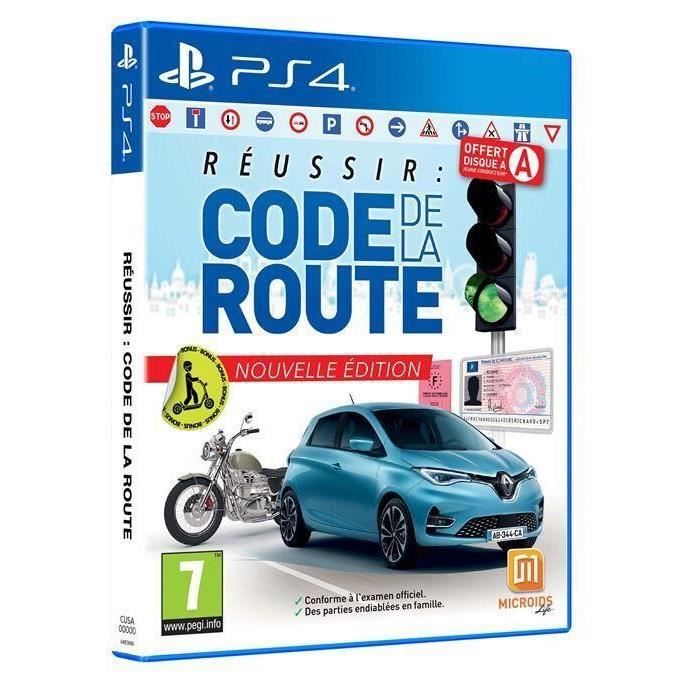 Réussir : Code de la route - Nouvelle Édition Jeu PS4